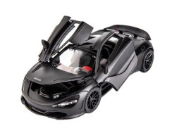 McLaren 720s leksak metall modell batteridrivna lampor ljud 1:32 Svart