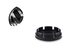 Wheel center cap ŠKODA 56mm black chrome 5E0601151FOD 5JA601151-KOPIE-KOPIE