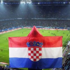 Original hooded body flag (150x90cm, 3x5ft) - Croatia