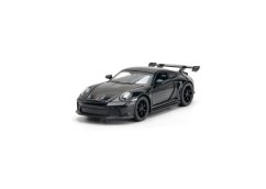 Porsche 911 GT3 speelgoed metalen model verlichting op batterijen geluid 1:32 Zwart