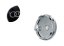 Wheel center cap AUDI 60mm black silver