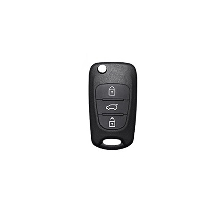 LUXURY key cover for HYUNDAI cars white glossy/Chrome