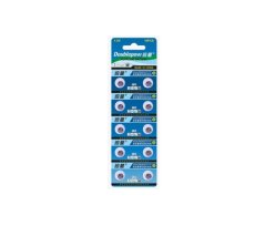 10x DOUBLEPOW AG4 LR626 1.5V alkalické baterie