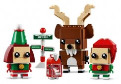 LEGO BrickHeadz 40353 Renifer, elf i dziewczyna elfka