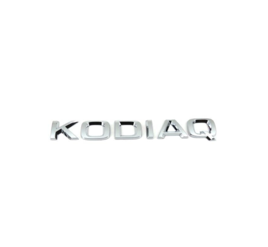 KODIAQ uzraksts - hromēts spīdīgs 180mm