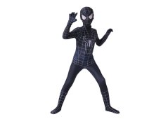 Παιδική στολή Spiderman L 130 cm εκ. Μαύρο