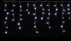 LUMA LED Christmas light rain, 630 LEDs 20m power cable 5m IP44 cold white with a timer