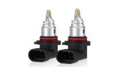 9006 Fog LED Headlight Bulbs 10.5W 10V-30V Canabus 2500LM Amber