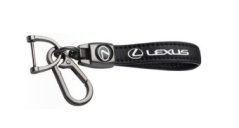 LEXUS privjesak za ključeve, crna koža