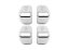 4 pcs PORSCHE PANAMERA 2010-2016 Protective cover for the door latch- silver