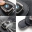 BMW leather holder for glasses for the screen, holder for glasses - black leather