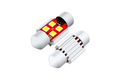 Car bulbs with LED backlight 31mm 12V C5W-4SMD-3030 Canabus 195LM White