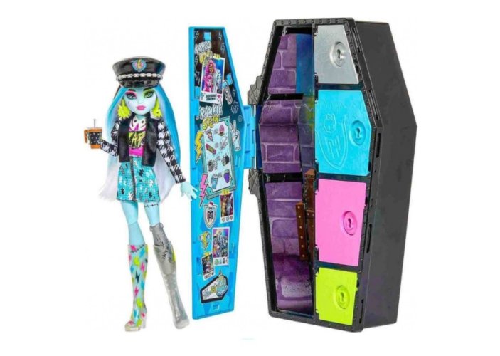 Mattel Monster High Frankie Stein punčka in omarica