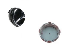 Hjul mittkapsel MERCEDES BENZ AMG 75mm svart A0004000900