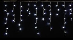 LUMA LED Chuva leve de Natal 324 LEDs 10m cabo de força 5m IP44 branco frio com um temporizador