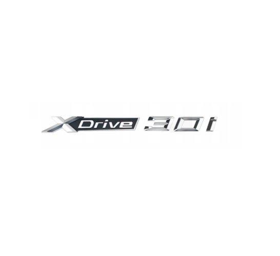 BMW XDrive 30i inscripción trasera 165 mm