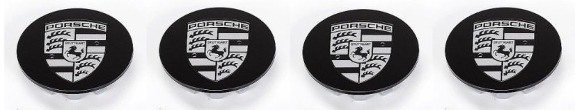 4pcs Wheel center caps PORSCHE 76mm white black 7L5601149 7L5601149E 7L5601149K 7P5601149 7P5601149A 7PP601149 7PP601149A 7PP601149D 7PP601150 7PP601150A 7PP601149
